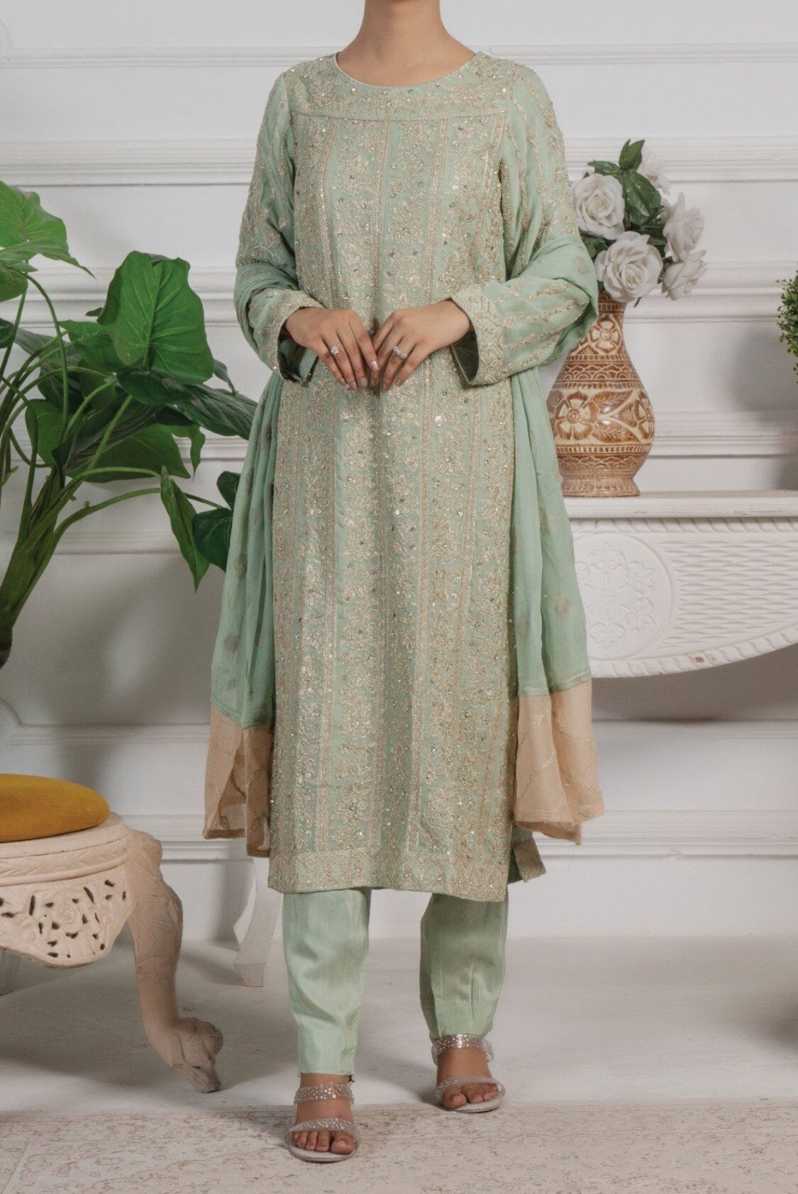 Green Wedding Dress