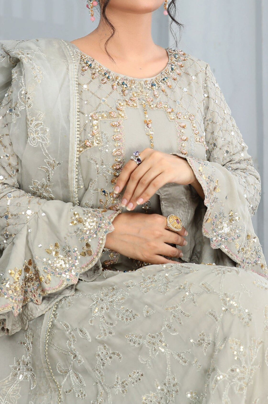 Grey Wedding Dress