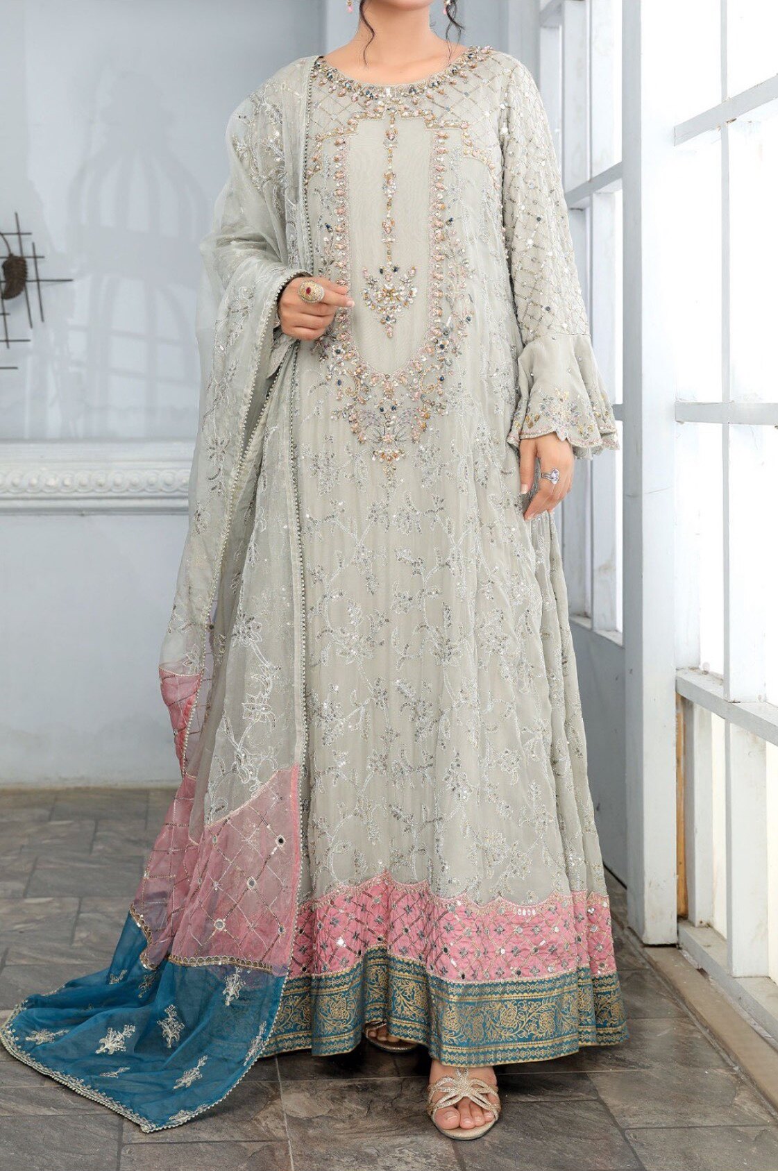 Grey Wedding Dress