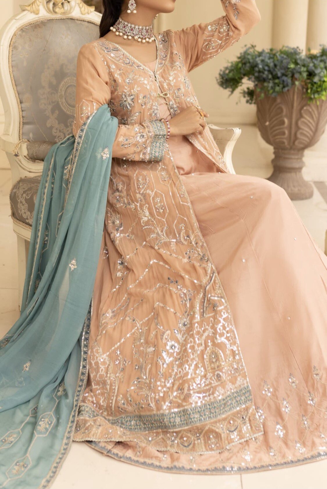 Orange Wedding Dress