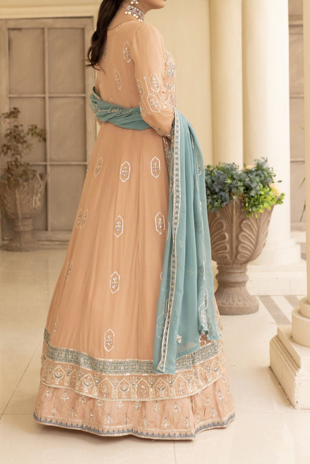 Orange Wedding Dress