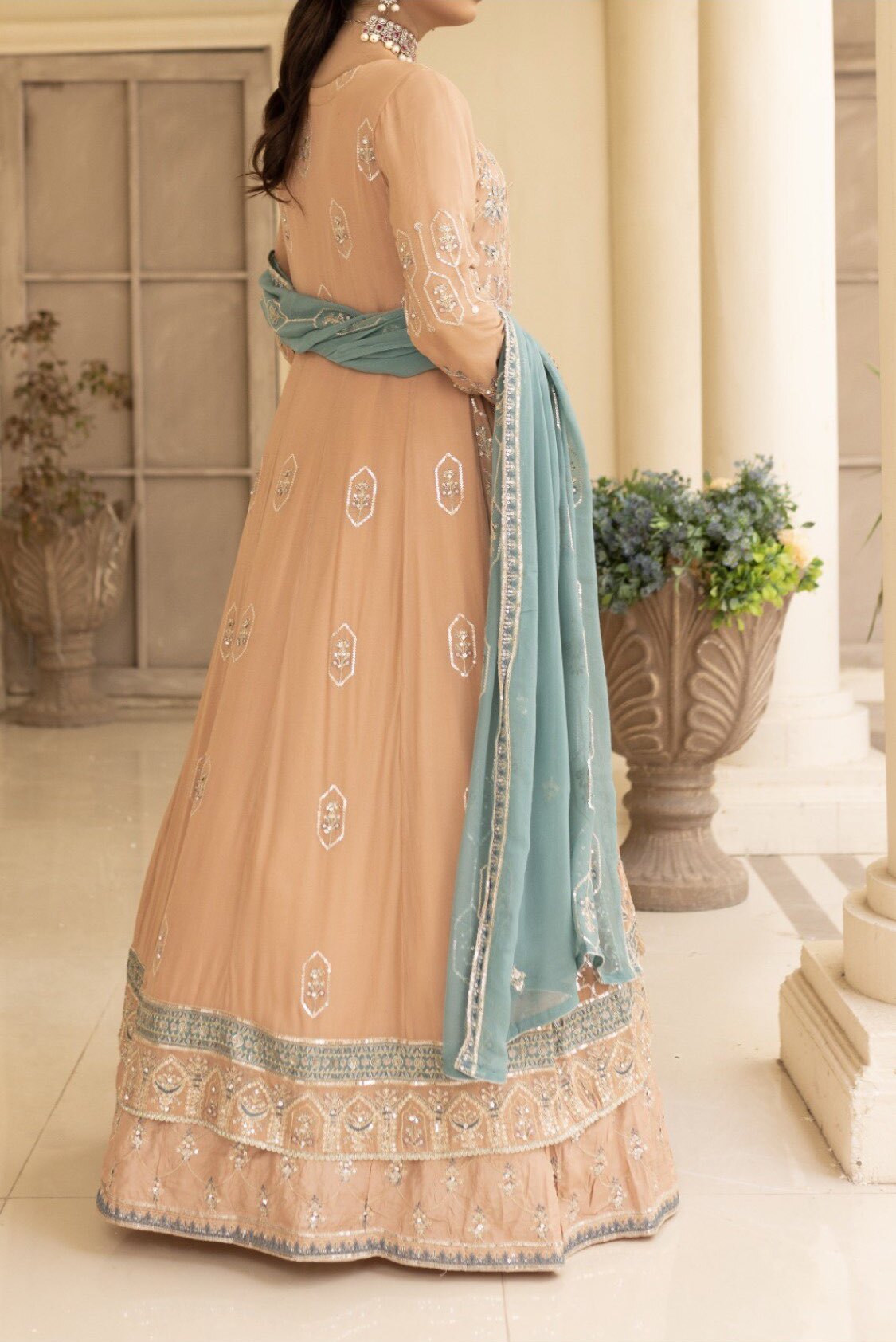 Orange Wedding Dress