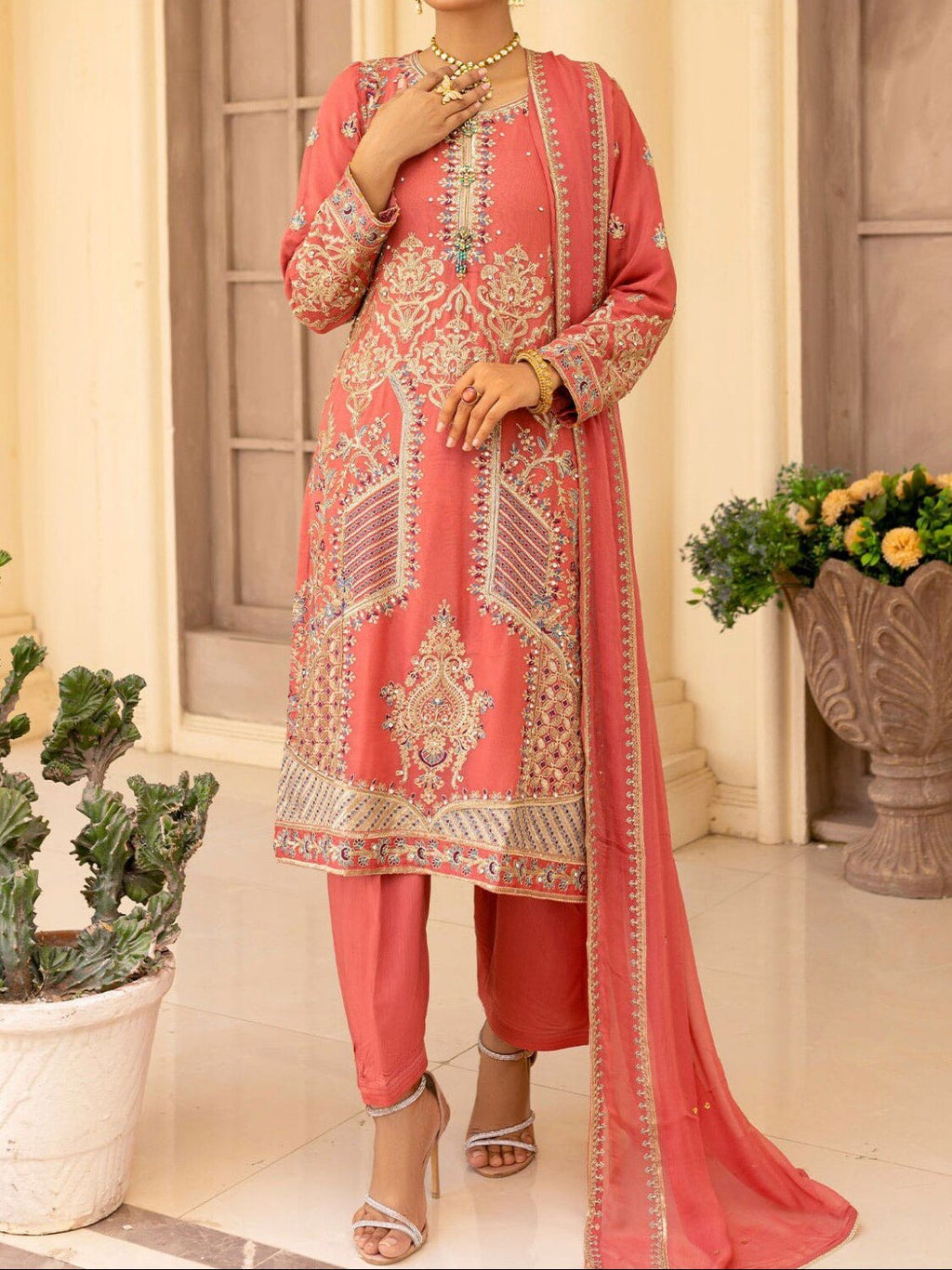 Pink Wedding Dress