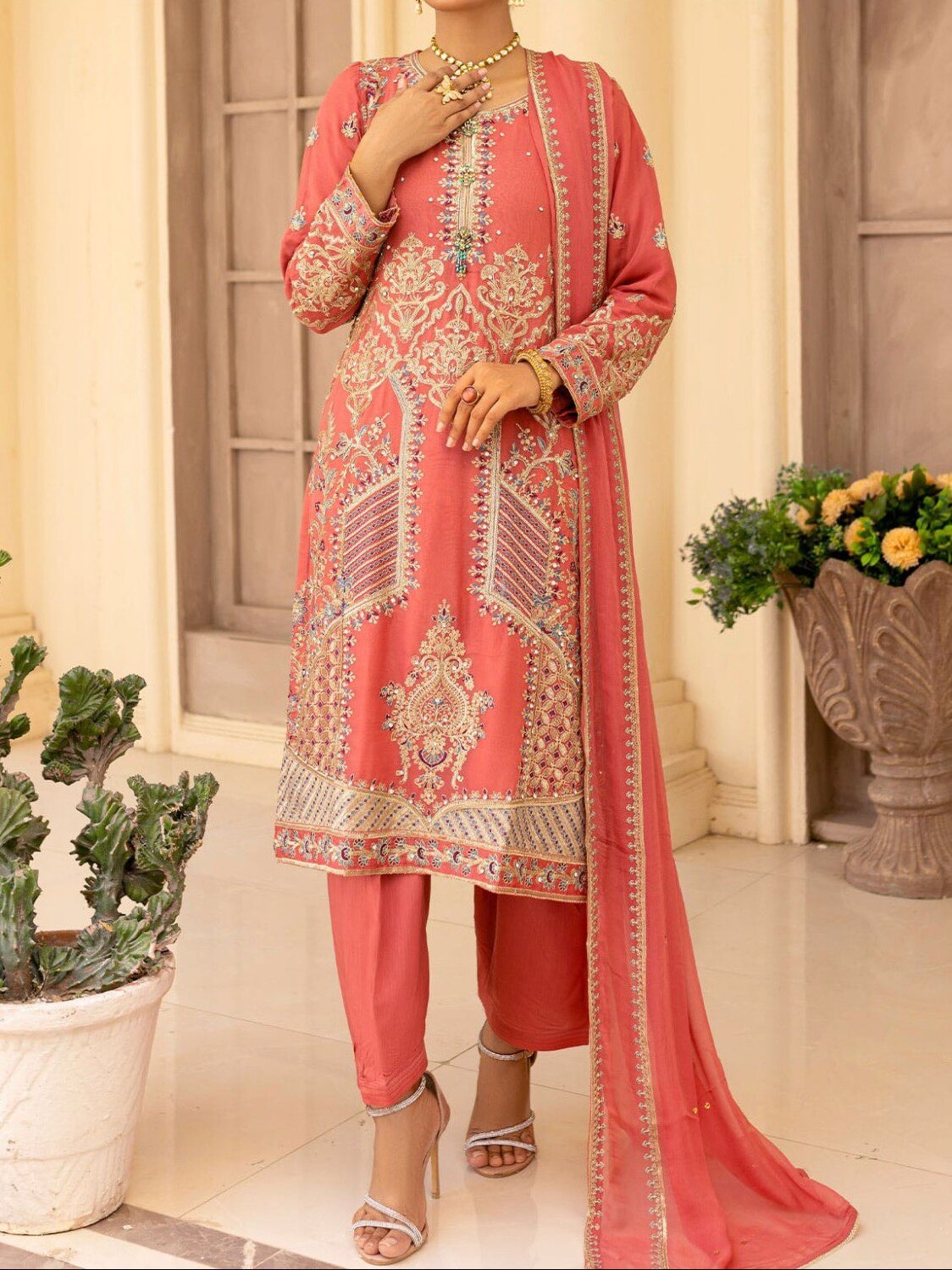 Pink Wedding Dress