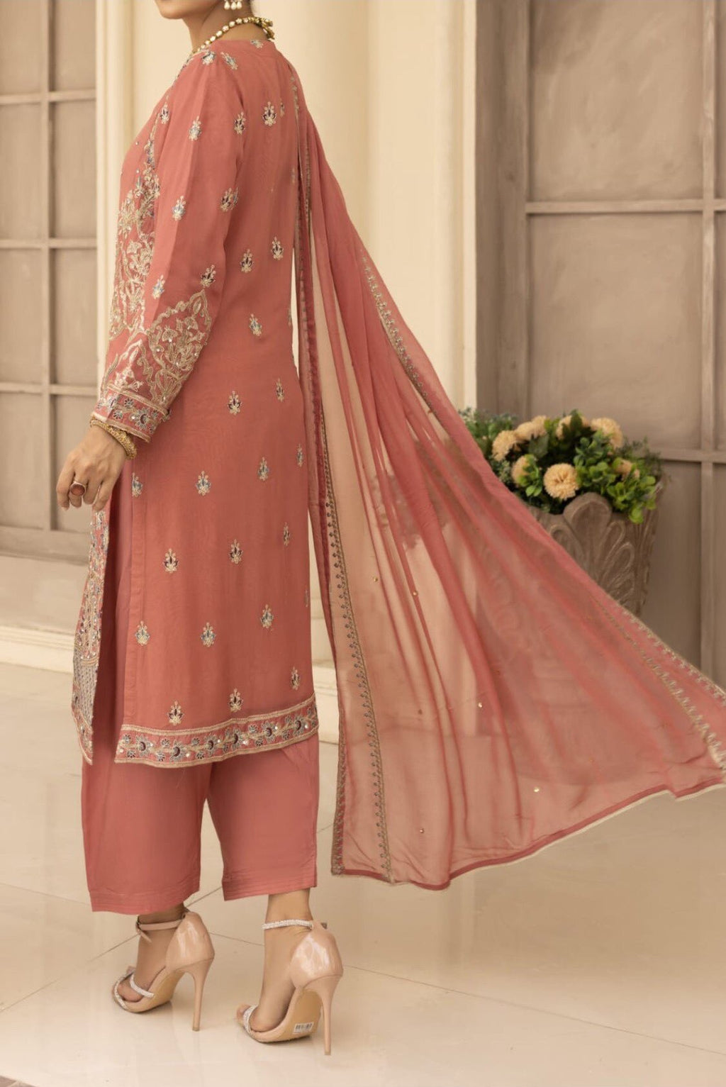 Pink Wedding Dress