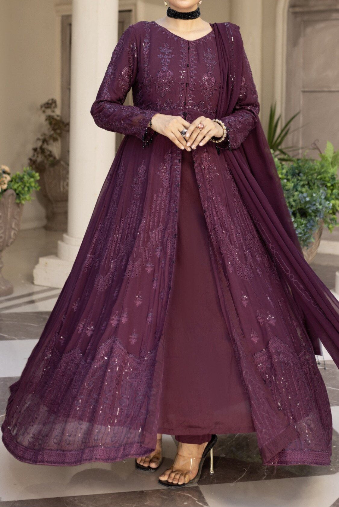 Purple Wedding Dress