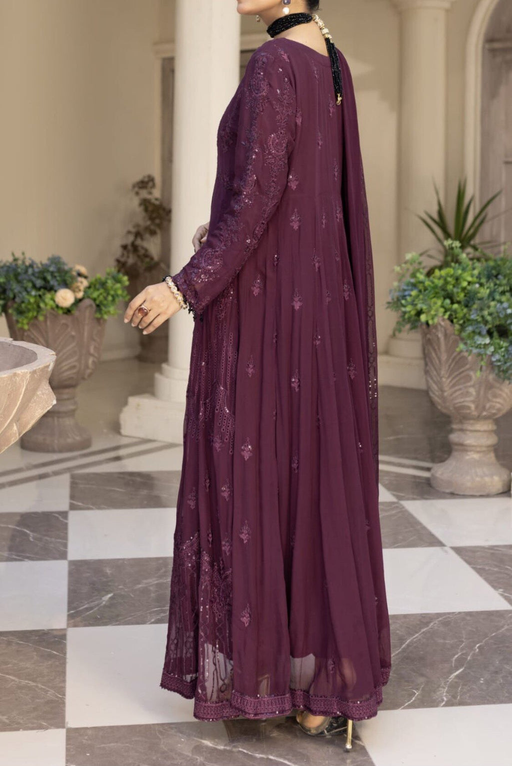 Purple Wedding Dress